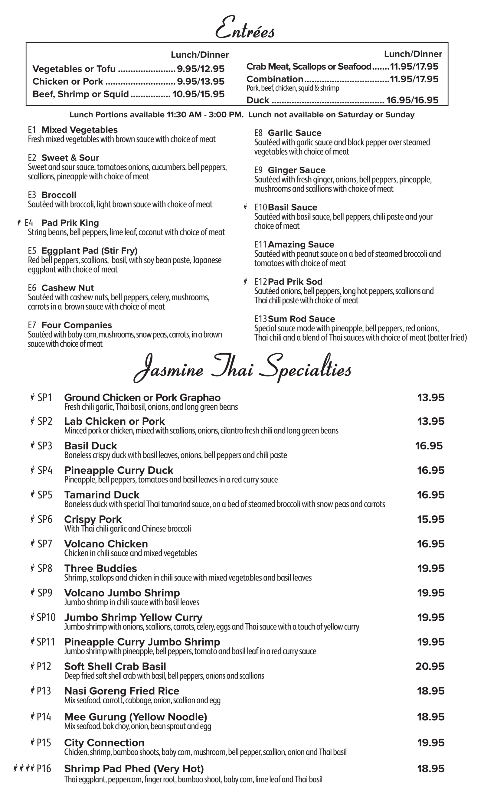 Menu Page